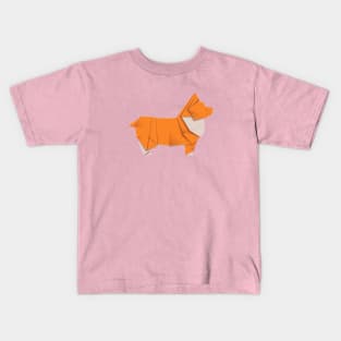 ORIGAMI - CORGI Kids T-Shirt